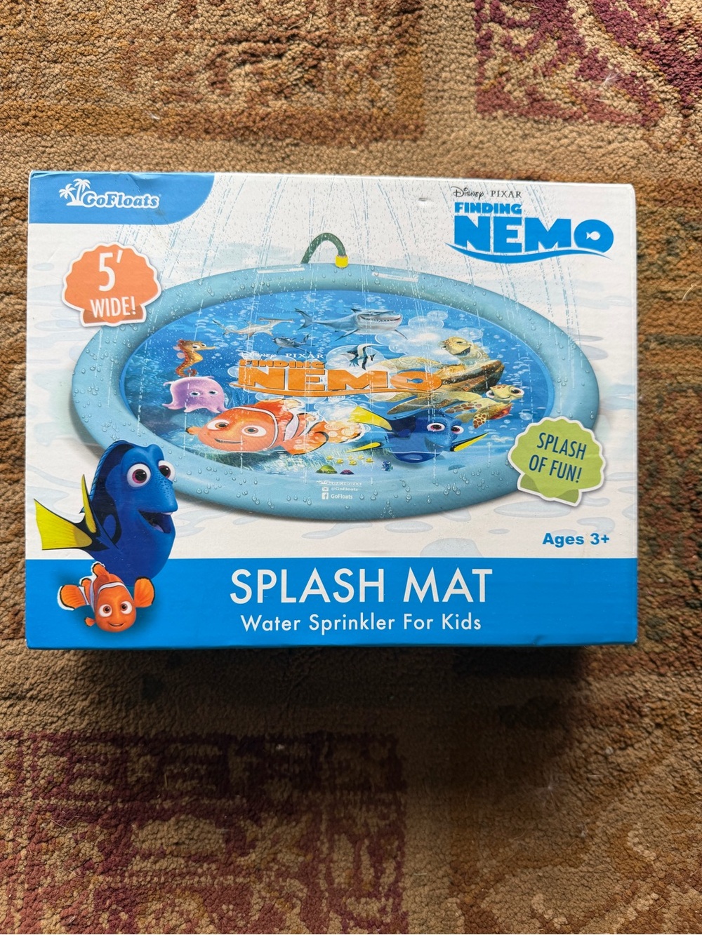 New Finding Nemo 5-Ft Kids Splash Mat